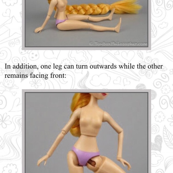 Rapunzel tangled 16 point articulation doll - Picture 7 of 10